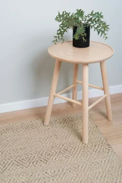 Deco Nord Jutemattor-Norse Gåsöga Matta 80x200 cm, Grå