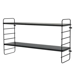 North Hylla 35x65 cm, Svart