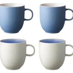 Studio Round Kaffekoppar-North Mugg 4-pack, River Mix