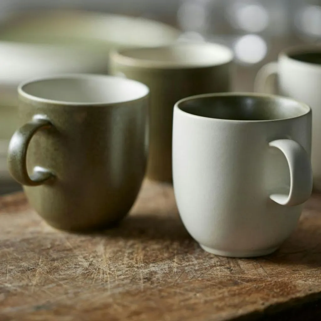 Studio Round Kaffekoppar-North Mugg 4-pack, River Mix