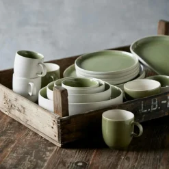 Studio Round Kaffekoppar-North Mugg 4-pack, River Mix