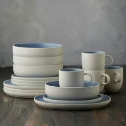 Studio Round Salladsskålar-North Salladsskål 25 cm, Matte White/Matte River