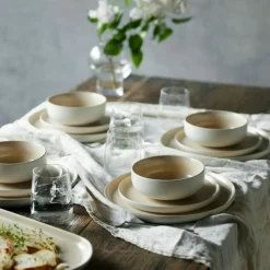 Studio Round Uppläggningsfat-North Serveringsfat 19x38 cm, Matte White/Matte Sand