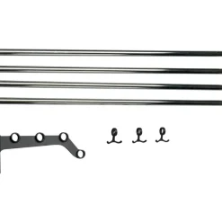 Nostalgi 291 Påbyggnadsdel Till Hatthylla, Svart / Ask