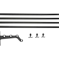 Nostalgi 291 Påbyggnadsdel Till Hatthylla, Svart / Ask