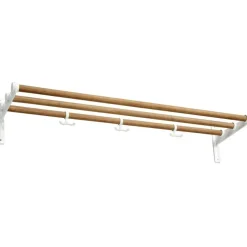 Nostalgi Hatthylla / Skohylla 100 cm, Vit / Ek