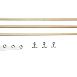 Essem Design Skohyllor|Hatthyllor-Nostalgi Påbyggnadsdel Till Hatthylla / Skohylla, Aluminium / Ek