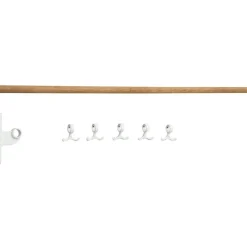 Nostalgi Påbyggnadsdel Till Kroklist, Vit / Bambu