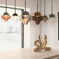 Nutty Pendel, Klar / Krom