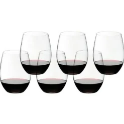 O Cabernet/Merlot Vinglas 6-pack, 20-Årsjubileum