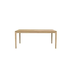 Oak Bok Matbord Utdragbar Ek, 160-240x90 cm