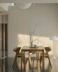 Oak Bok Matbord Utdragbar Ek, 160-240x90 cm