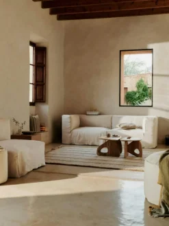 Oar Soffbord Naturlig Ek, 70 cm