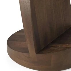 Ethnicraft Sängbord & Nattduksbord|Sängbord & Nattduksbord-Oblic Sidobord Teak, Svart