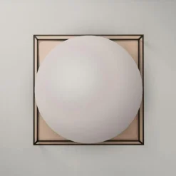 Decotique Soffbord-Observe Soffbord 89x89 cm, Rökfärgat Glas / Spegelglas