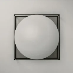 Decotique Soffbord-Observe Soffbord 89x89 cm, Rökfärgat Glas / Spegelglas
