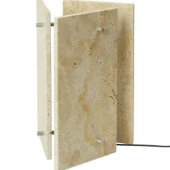 Ferm Living Bordslampor-Oeste Bordslampa Travertin,