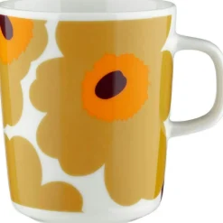 Marimekko Tekoppar|Kaffekoppar-Oiva/Unikko Mugg 25 cl, Vit