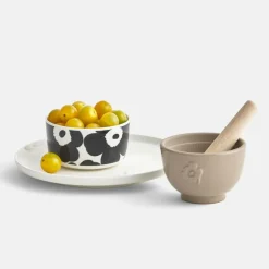 Marimekko Serveringsskålar-Oiva/Unikko Skål, Svart / Vit