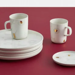 Oiva/Unikko Tallrik Ø20 cm, Vit