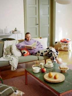 Oiva/Unikko Tallrik Ø20 cm, Vit