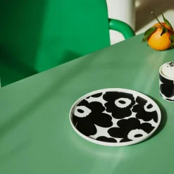 Oiva/Unikko Tallrik Ø20 cm, Vit