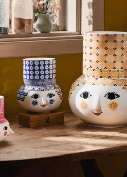 Bjørn Wiinblad Vaser-Olga Vas 35 cm, Sand