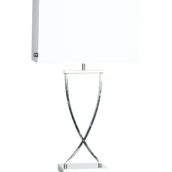 By Rydéns Bordslampor-Omega Bordslampa 69 cm, Mässing / Vit