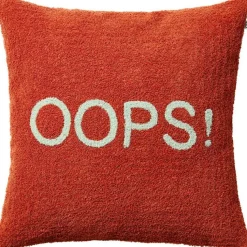 Chhatwal & Jonsson Prydnadskuddar & Fodral-Oops Kuddfodral 50x50 cm, Apricot Orange / Aqua