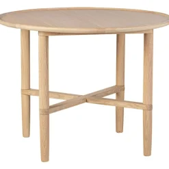 Opus 12 Sidobord Ø67 cm, Vitoljad Ek