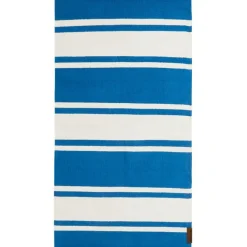 Lexington Bomulls- & Trasmattor-Organic Striped Cotton Matta 80x220 cm, Beige