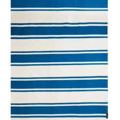 Lexington Bomulls- & Trasmattor-Organic Striped Cotton Matta 80x220 cm, Beige
