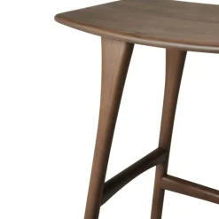 Ethnicraft Barstolar & Barpallar-Osso Barpall 65 cm, Svartbetsad Ek