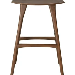 Ethnicraft Barstolar & Barpallar-Osso Barpall 65 cm, Svartbetsad Ek