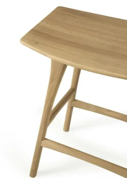 Ethnicraft Barstolar & Barpallar-Osso Barpall 65 cm, Svartbetsad Ek