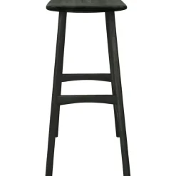 Ethnicraft Barstolar & Barpallar-Osso Barpall 65 cm, Svartbetsad Ek
