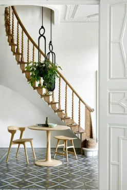 Ethnicraft Pallar-Osso Pall, Mörkbetsad Teak