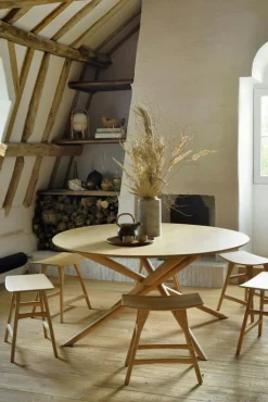 Ethnicraft Pallar-Osso Pall, Mörkbetsad Teak