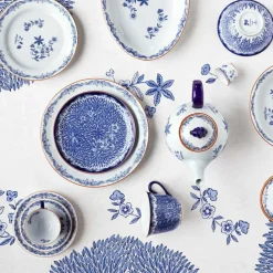 Rörstrand Kaffekoppar-Ostindia Floris Mugg 40 cl, Blå