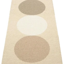 Pappelina Plastmattor-Otto Matta / Vanilla, 70x280 cm