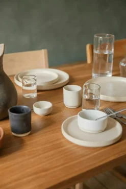 Otto Shallow Skål Natur, Ø27 cm