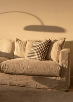 Decotique Prydnadskuddar & Fodral-Outline Check Kudde 50x50 cm, Svart