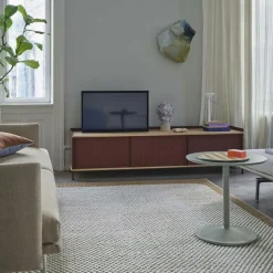 Muuto 3-Sitssoffor-Outline Soffa 3-Sits, Svart Aluminium / Remix 163