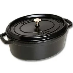 Staub Grytor-Oval Gryta i Gjutjärn 6,7 L, Mörkblå