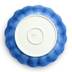 Oyster Skål 31 cm, Blå