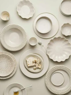 Oyster Skål 31 cm, Blå