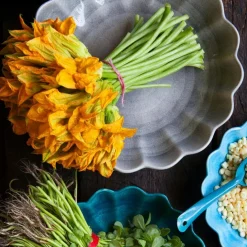 Oyster Skål 31 cm, Blå