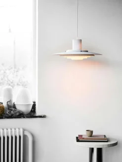 &Tradition Pendellampor-P376 Pendel KF1 Ø47.5 cm, Matt Vit