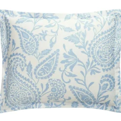 Paisley Örngott 50x60 cm, Fresh Blue