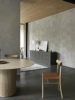 Palais Royal Bord 150 cm, Mörkgråbetsad Ask